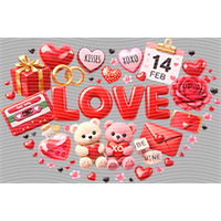 Valentine's Day-QRJ 7682